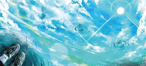 6月　『雨上がりの空』　安並 暖（大阪総合デザイン専門学校）